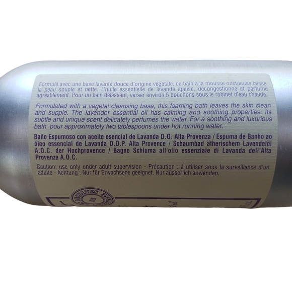 L'Occitane Foaming Bath Lavender Essential Oil Provence 75% Full - Picture 4 of 5
